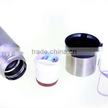 New stytle Stainless Steel Vacuum Bullet Flask To Keep Drinks Hot & Cold Readily Cup With Gallus