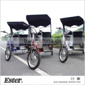 ESTER Classic Electric Passenger rickshaw 3 wheel bicycle