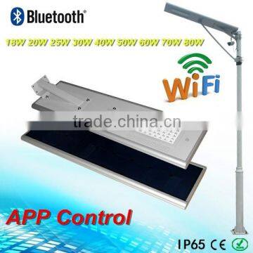 Distance Communication Integrated Solar Street Light 18W to 120W