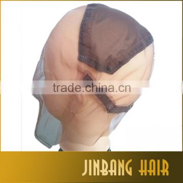 Full Lace Wig Cap For Making Wgis Brown Or Black Color High Quality glueless lace wig