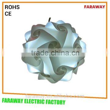 new colorful 30cm unique round pp lamp