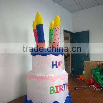 DJ-XT-61Inflatable Birthday Cake Fun Express Happy Birthday Party Decoration New