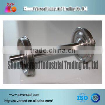 The railway system stainless steel artware -- train wheel