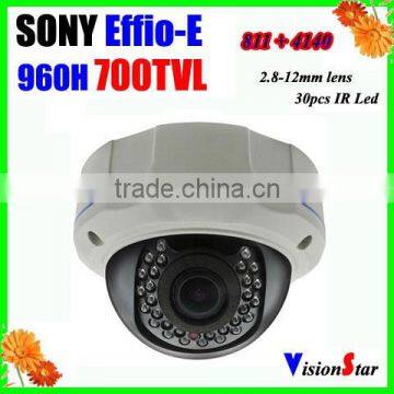 Outdoor Security Camera System Night Vison 700TVL 1/3" Sony IR-Cut Vandalproof CCTV Camera