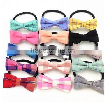 Hot sale fashion Bowknot colorful plastic kids hair accessories wholesale