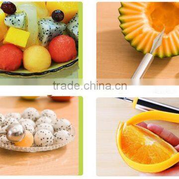 3PCS/set Stainless Steel Cut Fruit Tool Multifunctional