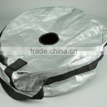 PE tyre bag set silver color