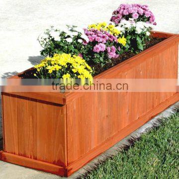 wooden rectangular churchill 60" planter box