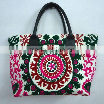 Suzani Embroidery Ladies Tote Bag SKU 6764