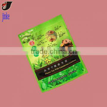 Laminated material tea packing bag