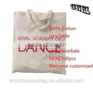 promotional printed cotton garment bag