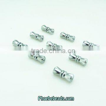 Wholesale Unique Design 11.7*4.8mm Silver Jewelry Making Material Screw Clasp PB-JCS002