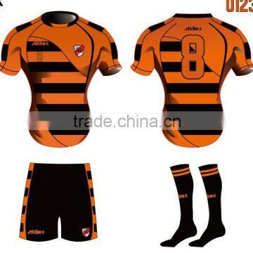 2015 hot sublimation fotball uniform