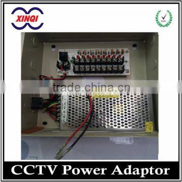 Aluminium Shell 16 channel with metal Box 12V 15A Power Supply Battery Backup CCTV