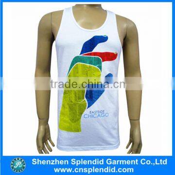 Fitness Singlet Custom Wholesale Men Tank Top photo-3