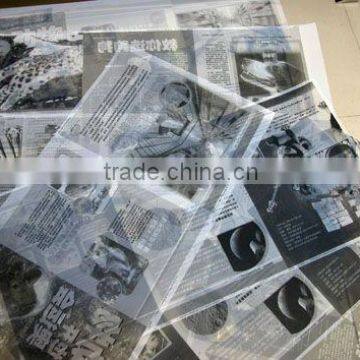 transparent screen printing film roll