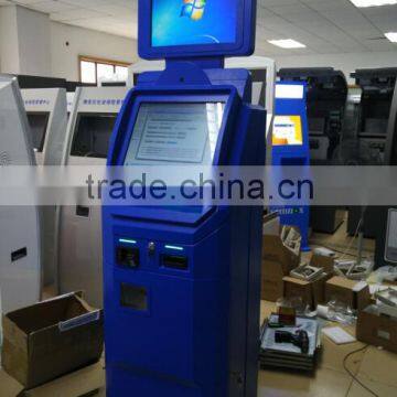 Payment Kiosk manufacturer dual screen bill payment kiosk with ad player