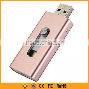 3-IN-1 Metal OTG USB Pendrive 64GB for Apple IOS Android                        
                                                Quality Choice