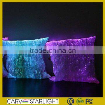 fiber optic light outdoor magic luminous led pillow case