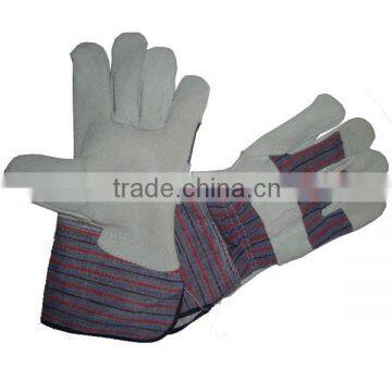 Factory price genuine cowhide leather working gloves