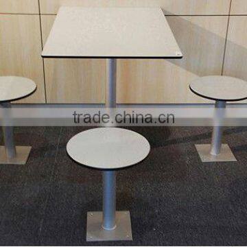 Hpl Furniture Restuarant Round Dining Laminated Table