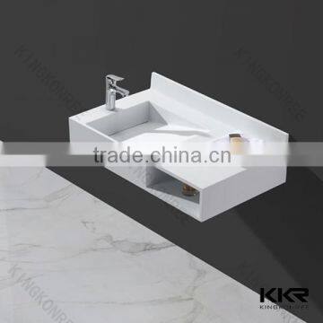 Square Modern Marble Sink Bathroom Face Basin Art Basin Sink photo-6