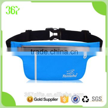 Multifunctional Running Sports Outdoor Fluorescent Light Waist Bag with Headphone