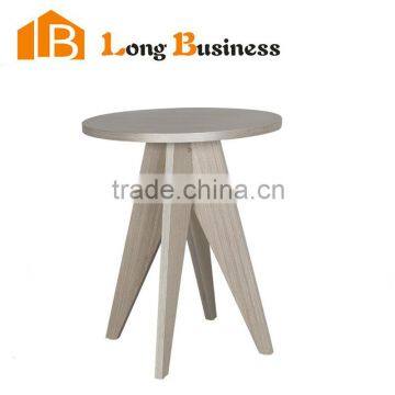 LB-5007 New Modern Furniture Plywood with wood veneer Round Coffee, Side Table