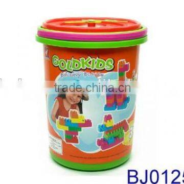 Happy children toy 32pcs intelligent block bucket