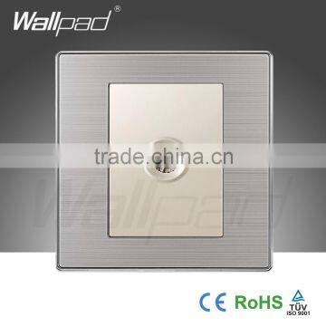 2015 China Hot Sale Wholesaler Wallpad Luxury Wall Light Switch Panel Television TV Socket