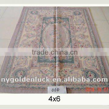 4x6 Handmade China Aubusson Carpet Rug