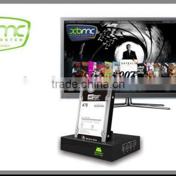Android 4.2 tv Box Full HD Media Player 1080p Support VGA Dual Core Advestising Media Player Hard Disk Media Player With Display