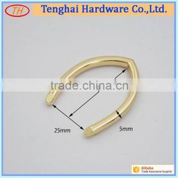 New Arrival Light Gold Metal Simple Bag Decoration Accessory for Briefcase photo-3