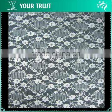 Magnificent Flower Wedding Veil/Garment 85% Nylon 15% Spandex Fabric