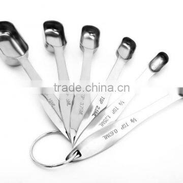 Hot Sale Passed FDA or LFGB Long Handled Measuring Spoons