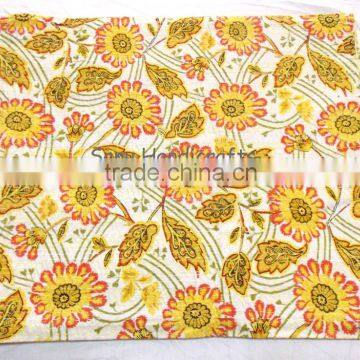 Indian Handmade Quilt Vintage Kantha Bedspread Throw Cotton Blanket Ralli Gudari photo-5