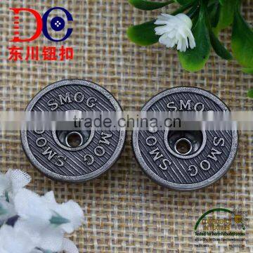 Metal Logo Custom Decorative Made Clothing Buttons for Jeans Wear photo-6
