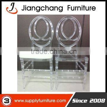 Clear Rental Phoenix Chair With Cushion JC-Z15