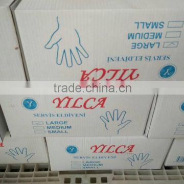 PE glove plastic gloves disposable transparent gloves