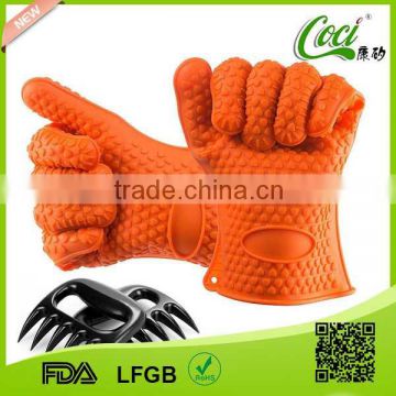 silicone oven glove mittens