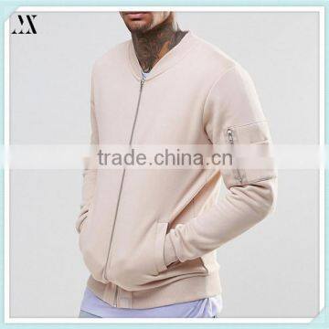 2016 Wholesale Jersey Bomber Jacket Cotton Polyester With Good Quality Bomber Jacket