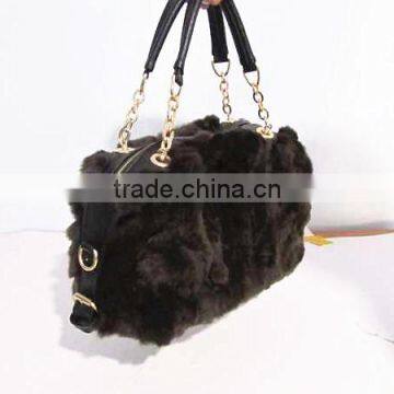 2015 Real Mink Leather and Fur Handbags photo-4