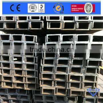 black iron u-shape ms structural steel ceiling channel sizes