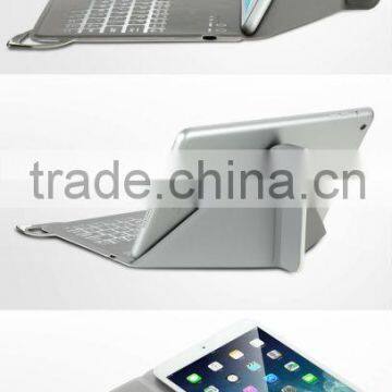 Ultra-Slim Wireless Bluetooth Keyboard With Protective Leather Case Cover For IPad Mini 2 / IPad Mini Facto photo-2