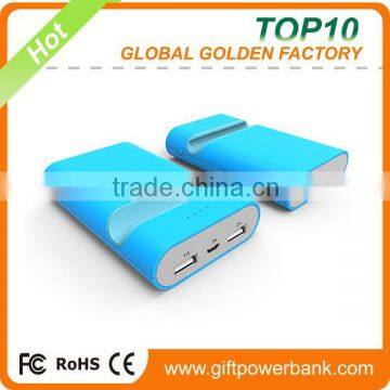 2015 blue CE, Rhos, FCC, waterproof portable mobile usb charge 6000mAh with large capacity