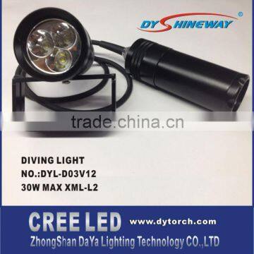 12V 30W Canister diving light
