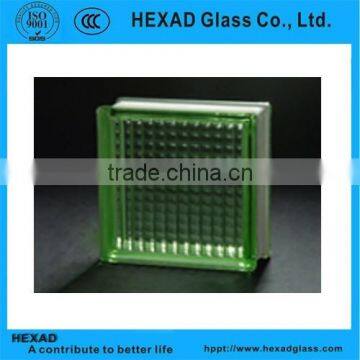 High Quality Green Parallel Glass Block with ISO Certificate for Decorative