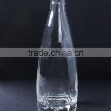china supplier wholesale promotional glassware clear glass bottle for wine ,beverage,liquor manufacturer