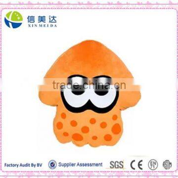 Plush Orange Splatoon Squid Cushion