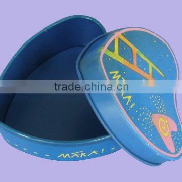 Heart Shape Candle Tin Box